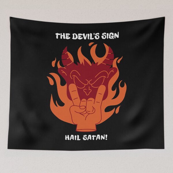 Item preview, Devil Hand Shadow Puppet designed and sold by SaulBradtke911.