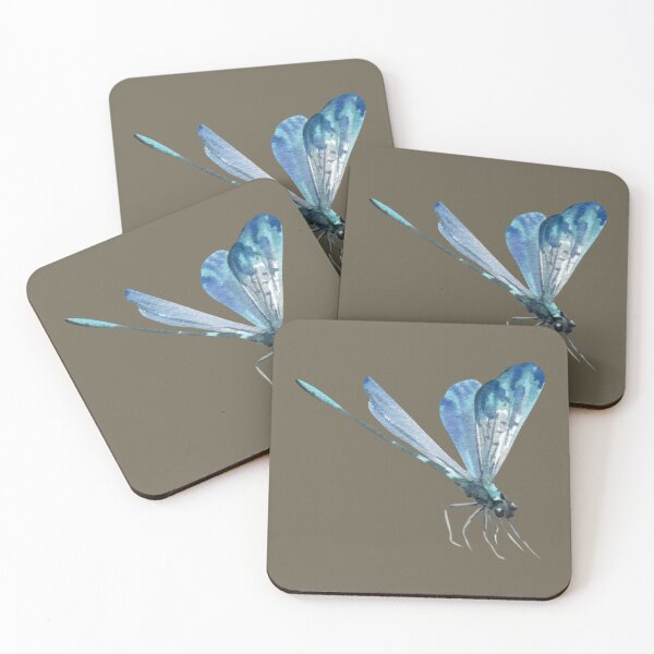Item preview, Best Dragonfly  Blue Watercolor   designed and sold by MagicNatureds.
