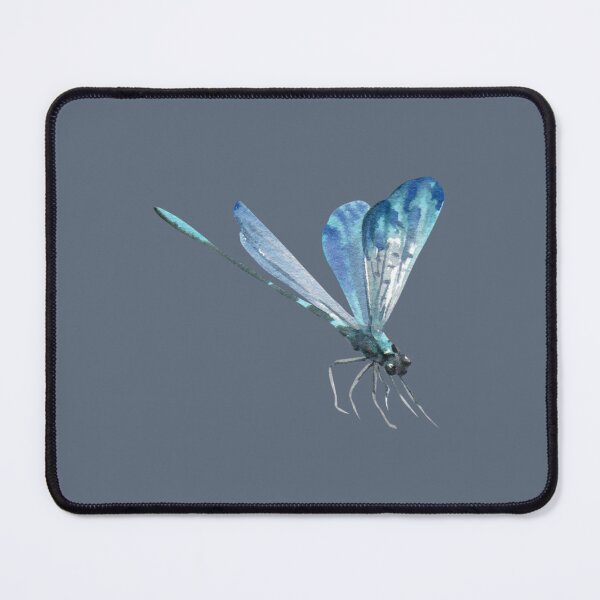 Item preview, Best Dragonfly Blue Watercolor designed and sold by MagicNatureds.