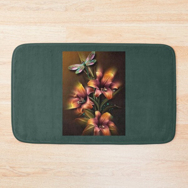 Item preview, Best Dragonfly - Butterfly Flower Art   designed and sold by MagicNatureds.