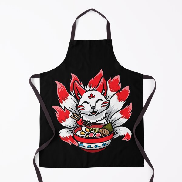 Item preview, Cute Kitsune Ramen Bowl Japanese Noodle Kawaii Anime Fox designed and sold by PerkinsAarav.