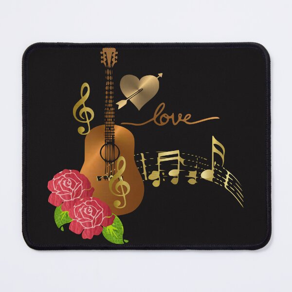 Item preview, Funny guitarist guitar lovers Music note i love designed and sold by Bela Ambrus.