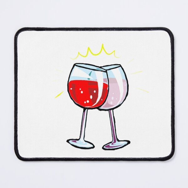 Item preview, glass of wine decal designed and sold by Windsart.