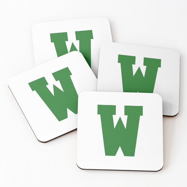 Item preview, Alphabet, Green W, Sports letter W designed and sold by TheCultStuff.