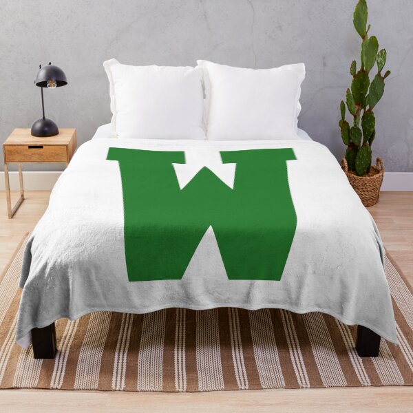 Item preview, Alphabet, Green W, Sports letter W designed and sold by TheCultStuff.
