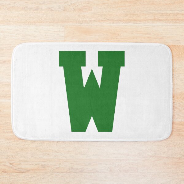 Item preview, Alphabet, Green W, Sports letter W designed and sold by TheCultStuff.