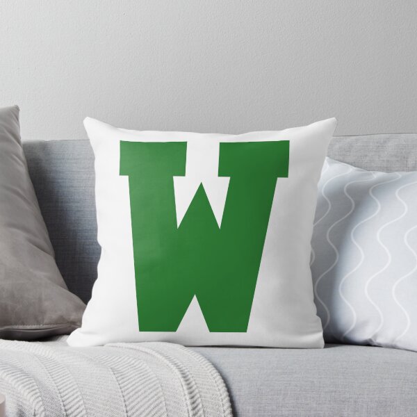 Item preview, Alphabet, Green W, Sports letter W designed and sold by TheCultStuff.