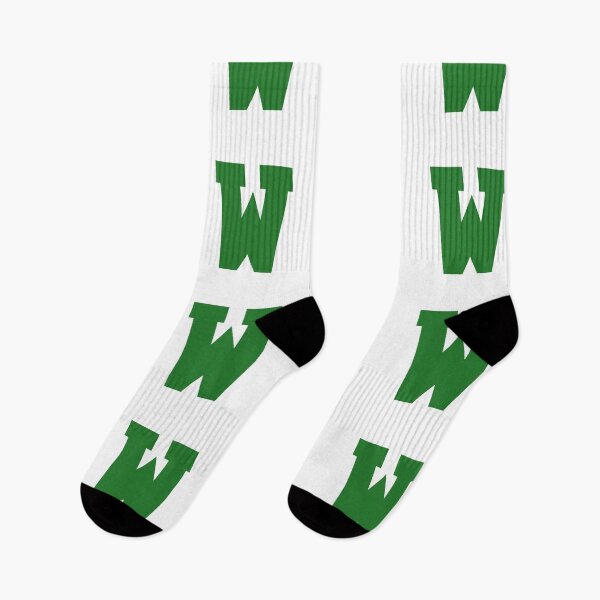 Item preview, Alphabet, Green W, Sports letter W designed and sold by TheCultStuff.