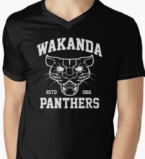 Wakanda Panthers Men's V-Neck T-Shirt