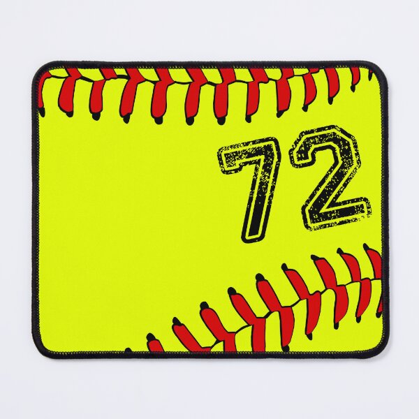 Item preview, Softball ball number 72, seventy two designed and sold by TheCultStuff.