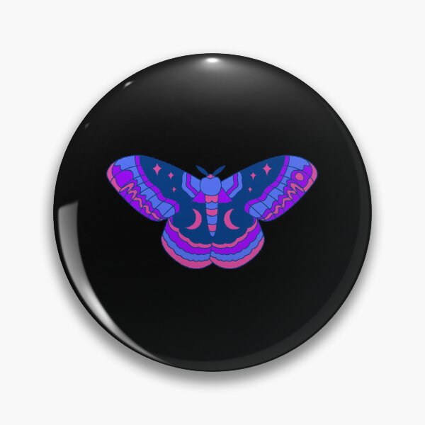 Item preview, Subtle Bi Pride Flag, Aesthetic Discreet Bisexual Moth, LGBTQ designed and sold by SweetestPrints.