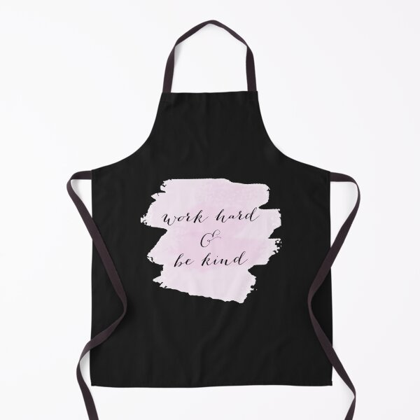 Item preview, Work Hard and Be Kind Black Hand Lettering on Pink designed and sold by LongTungEQ.