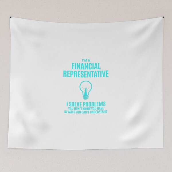 Item preview, Financial Representative - I Solve Problems Job Gift designed and sold by melissaval2.