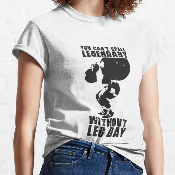 Funny Gym Leg Day Gifts For Gym Lovers Women's T-Shirt by Noirty Designs -  Pixels Merch