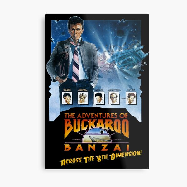 Affiche de film vintage des années 80 Impression métallique