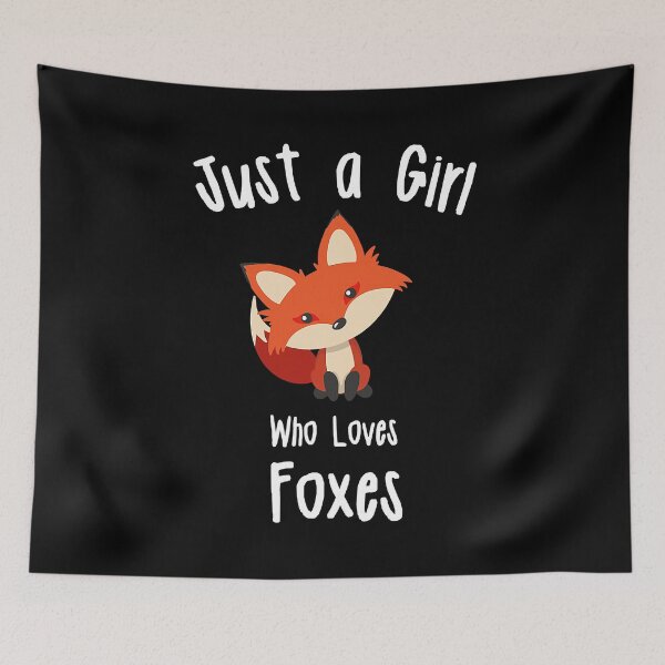 Item preview, Just A Girl Who Loves Foxes designed and sold by PerkinsAarav.