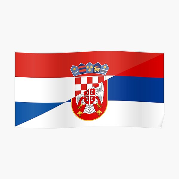 Frienship Posters Redbubble - serbia flag roblox