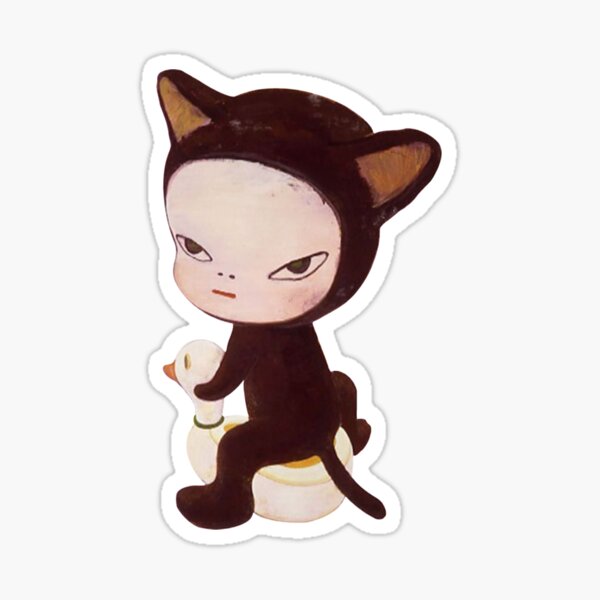 Item preview, yoshitomo nara cat   designed and sold by AtaluneCosmoCo.