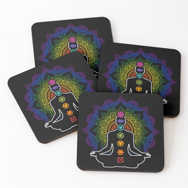 Item preview, Seven Chakra Meditation Rainbow Mandala designed and sold by designandclouds.