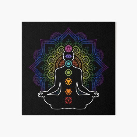 Yoga Mandala Print Set of 4, Yoga Prints, Rainbow Mandala Print, Mandala  Wall Art, Yoga Wall Art, Namaste Definition Print, Yin Yang Print