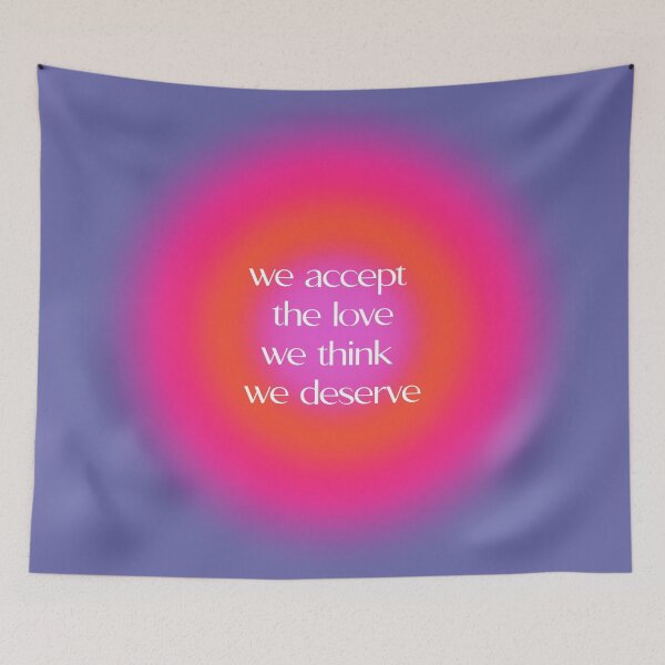 Item preview, We Accept The Love We Think We Deserve designed and sold by good-energy.