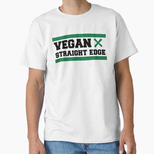 Vegan Straight Edge T-Shirts for Sale | Redbubble