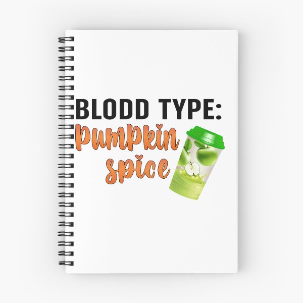 Item preview, Blood Type Pumpkin Spice designed and sold by Moeez Javed.