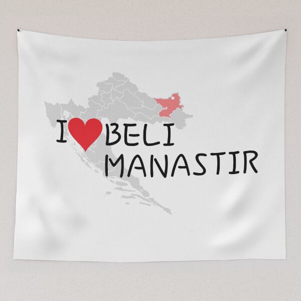 Item preview, "I Love Beli Manastir" designed and sold by MC Art Studio.