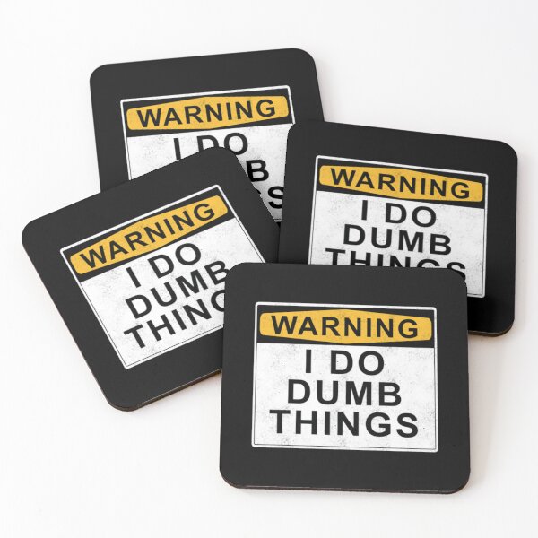 Item preview, Warning I do dumb things designed and sold by peachlovey.