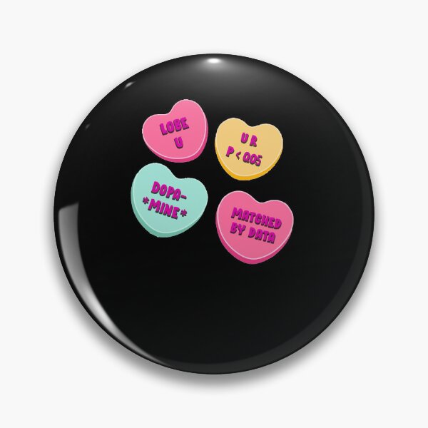 Item preview, Neuroscience Puns Nueroscience Candy Hearts designed and sold by FanaticTee.