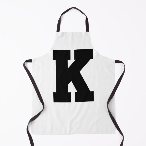 Item preview, Alphabet, Black K, Sports letter K designed and sold by TheCultStuff.