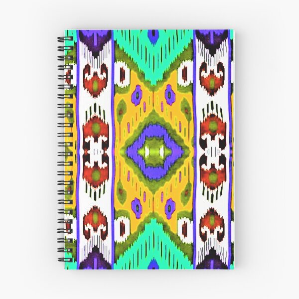 Item preview, Uzbek Ikat colorful designs ikat patterns, Uzbek Ikat designs designed and sold by LeFabriqueOuz.