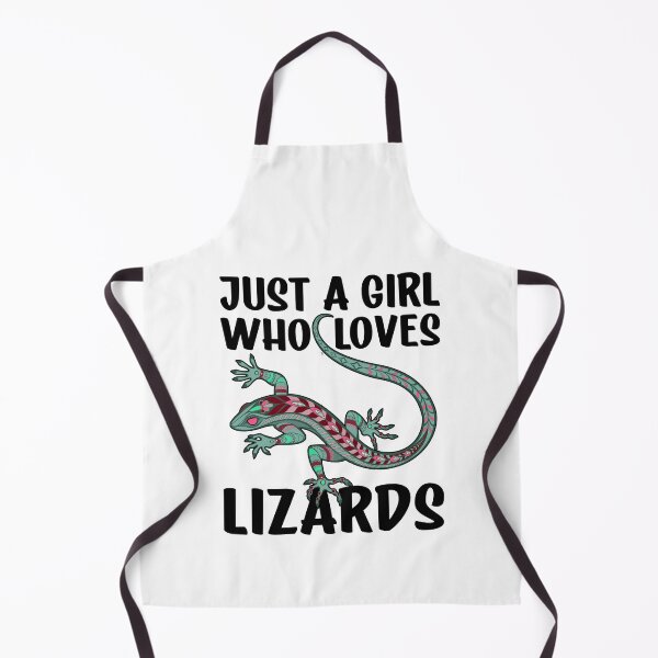 Item preview, Just A Girl who Loves Lizards Funny Lizard Lover Saying designed and sold by Bad Kitty Designz.
