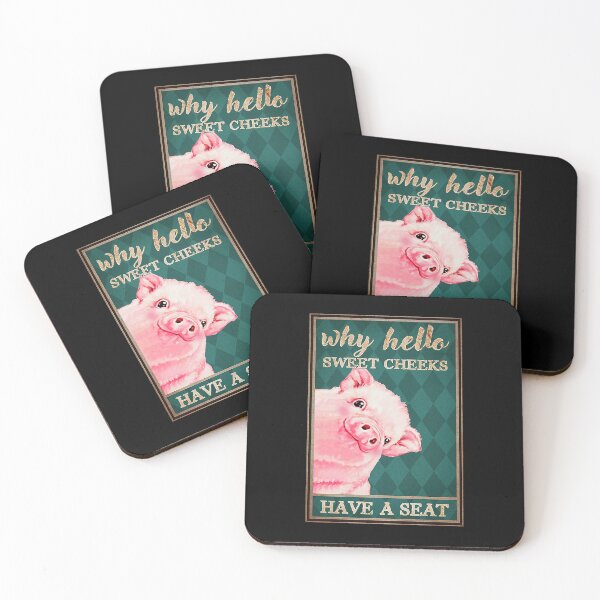 Item preview, Why hello sweet cheeks have a seat pigs lover designed and sold by TeganCrafford.