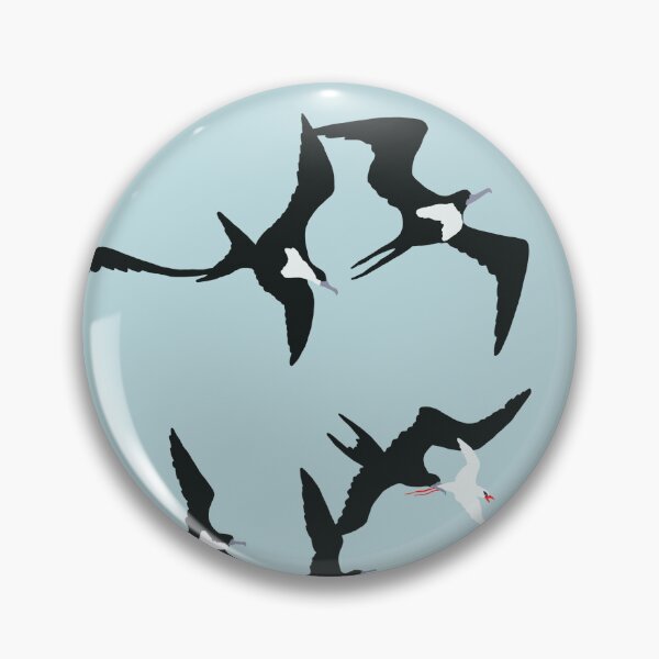 Item preview, Frigatebird chase designed and sold by Nimzoid.