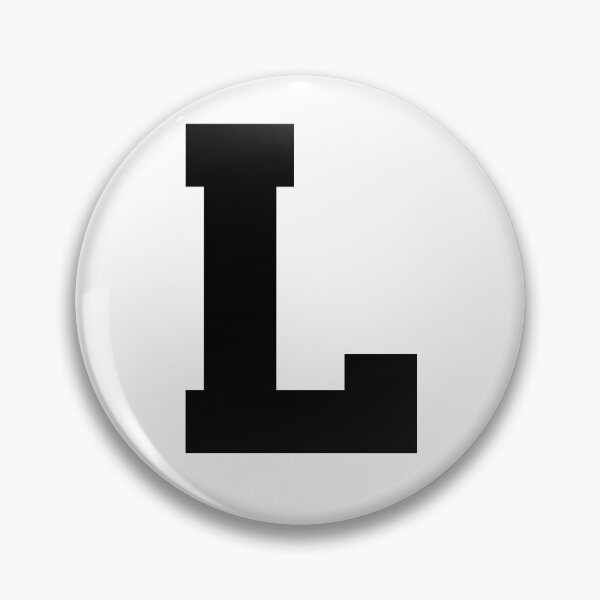 Item preview, Alphabet, Black L, Sports letter L designed and sold by TheCultStuff.