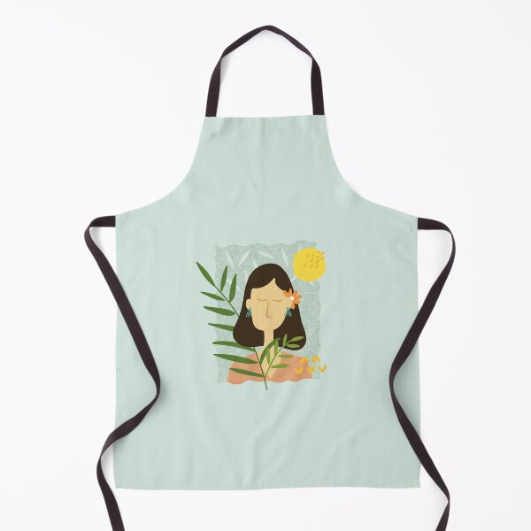 Item preview, Boho Girl (Green Background) designed and sold by RanRanDesigns.