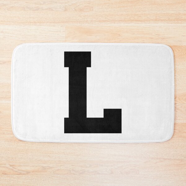Item preview, Alphabet, Black L, Sports letter L designed and sold by TheCultStuff.