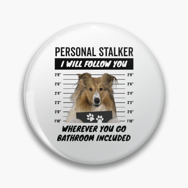 Item preview, Personal Stalker Dog – Rough Collie designed and sold by More Cute Dogs.