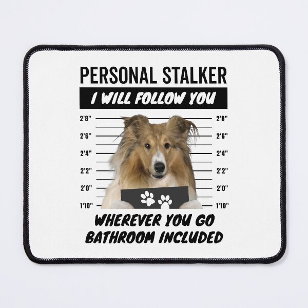 Item preview, Personal Stalker Dog – Rough Collie designed and sold by More Cute Dogs.