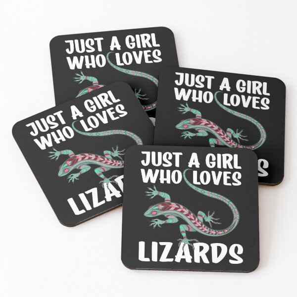 Item preview, Just A Girl who Loves Lizards Cute Saying For Lizard Lover  designed and sold by Bad Kitty Designz.