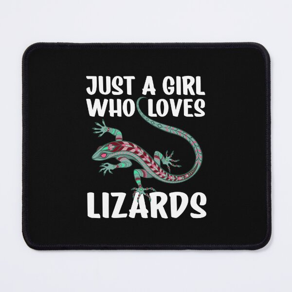 Item preview, Just A Girl who Loves Lizards Cute Saying For Lizard Lover designed and sold by Bad Kitty Designz.
