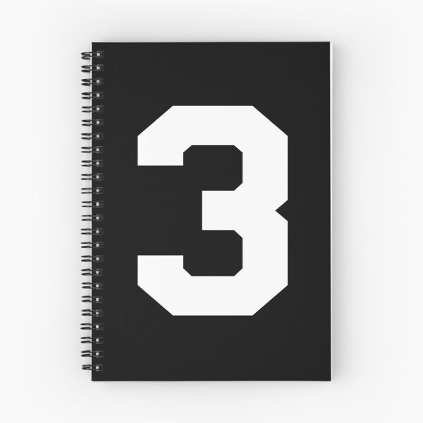Item preview, Number 3, White three, Sports number 3 designed and sold by TheCultStuff.