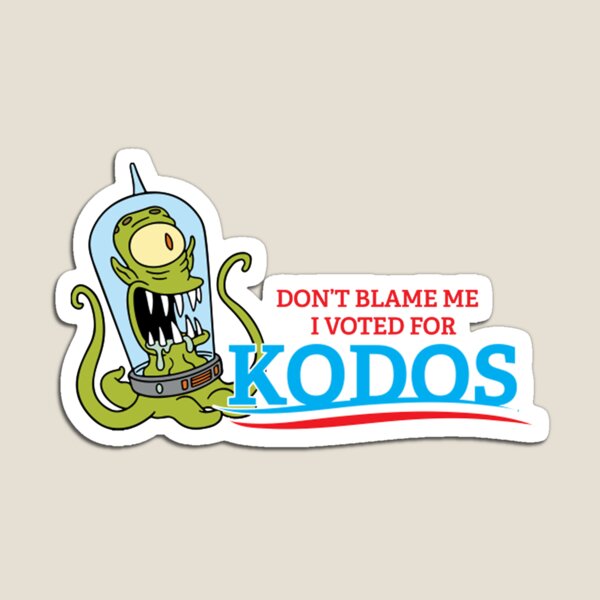Aperçu de l'œuvre Ne me blâmez pas, j'ai voté pour Kodos TShirt créée et vendue par Cuprahe2987.