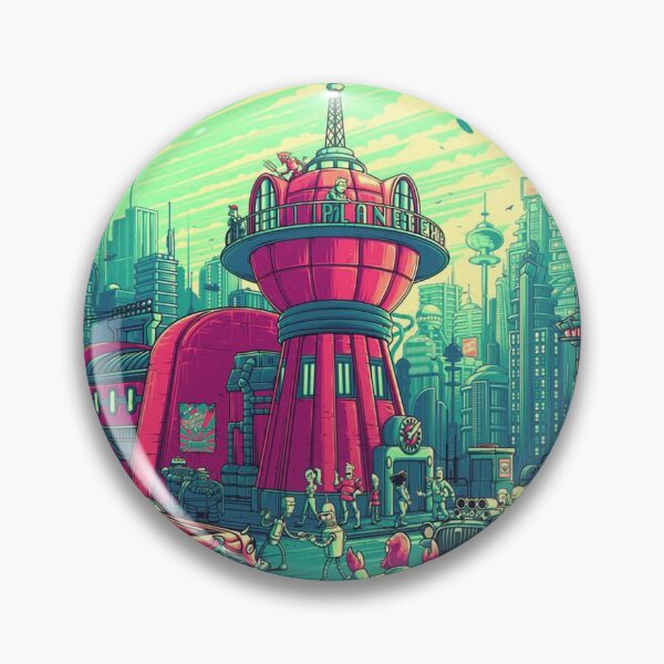 Artikelvorschau, Futurama Planet Express entworfen und verkauft von Jane Rezy.