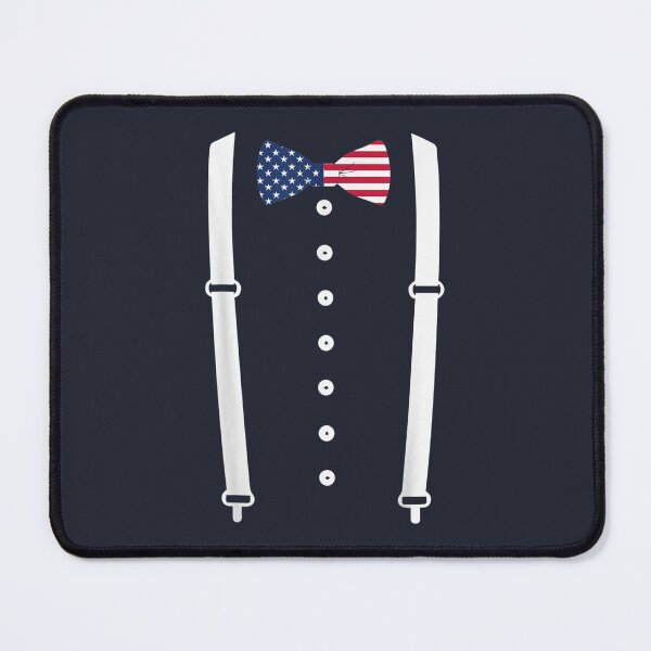 Item preview, Cummerbund Suspenders USA Flag Tuxedo Costume designed and sold by HainoiGangbai.