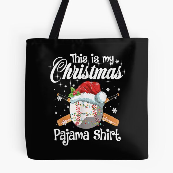 Artikelvorschau, Dieses ist mein Weihnachtspyjama-Baseball-Weihnachtsaufkleber entworfen und verkauft von batesyadi3.