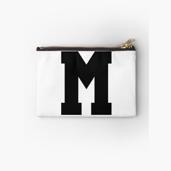 Item preview, Alphabet, Black M, Sports letter M designed and sold by TheCultStuff.