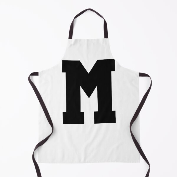 Item preview, Alphabet, Black M, Sports letter M designed and sold by TheCultStuff.