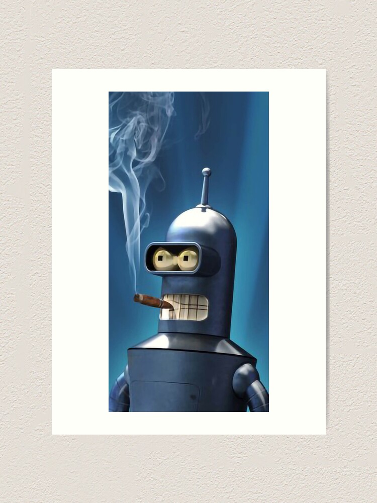 Bender Futurama " Art Print for Sale by JanRezny | Redbubble